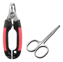 Comprar Tijera Punta Redonda  +  Kit Alicate Corta Uñas Mascotas
