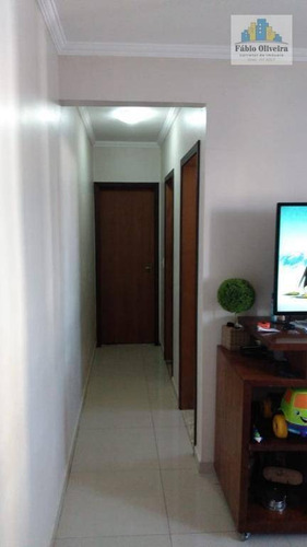 Cobertura Tipo Sem Condomínio Com Acesso Interno Com 2 Dormitórios À Venda, 63 M² Por R$ 450.000 - Vila Humaitá - Santo André/sp - Co0161