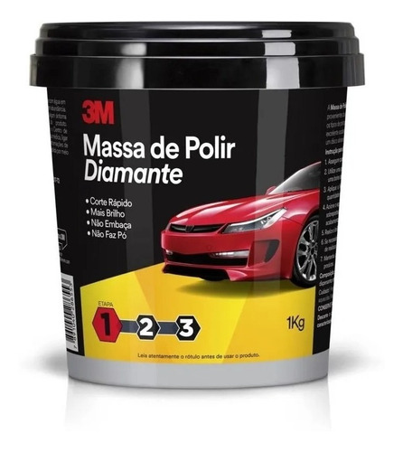 Massa De Polir Diamante 1 Kg - 3m