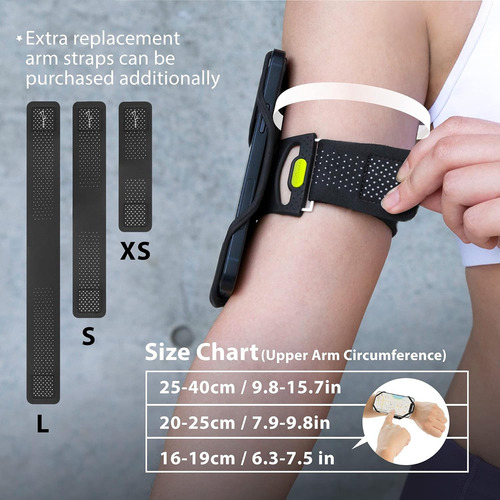 Soporte De Celular Para Correr Bone Color Negro