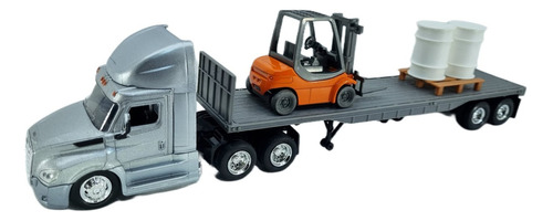Trailer Freightliner Cascadia / Plana Tractor New Ray 1:43