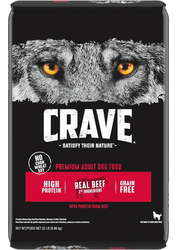 Alimento Para Perros Crave Sabor Carne 9kl