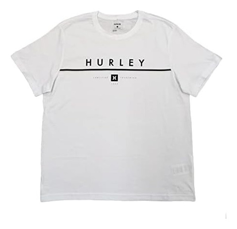 Hurley Playera Para Hombre 100% Algodón (xl, Logotipo)