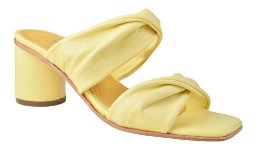 Imagen 3 de 8 de Zuecos Sandalias De Mujer De Cuero Twist - Ferraro