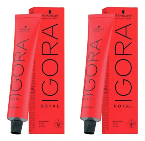 Kit X2 Tintura Igora Royal 60grs Coloración Pelo Schwarzkopf