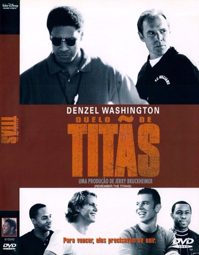 Duelo De Titãs  Denzel Washington - Dvd Raro Em Ótimo Estado