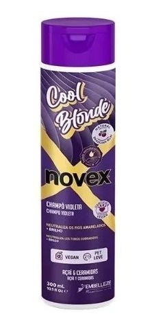 Shampoo Matizador Violeta/ Cabellos Rubios Novex Cool Blonde