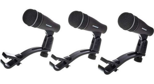 Set De Micrófonos Para Batería Samson Dk703 3 Mics Con Clamp