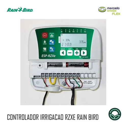 Controlador Irrigação Rzxe 4 Estações Interno Rain Bird Controlador Irrigação Rzxe 4 Estações Interno Rain Bird