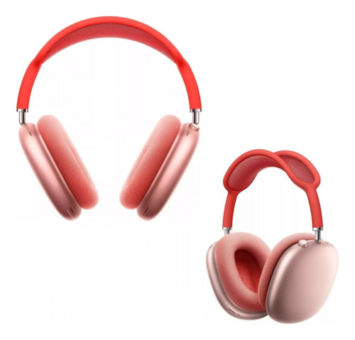 Fone De Ouvido Over-ear Gamer Sem Fio Bluetooth P9 Red