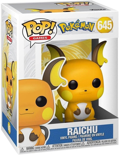 Funko Pop! Games Pokemon Raichu N° 645 Original Nuevo