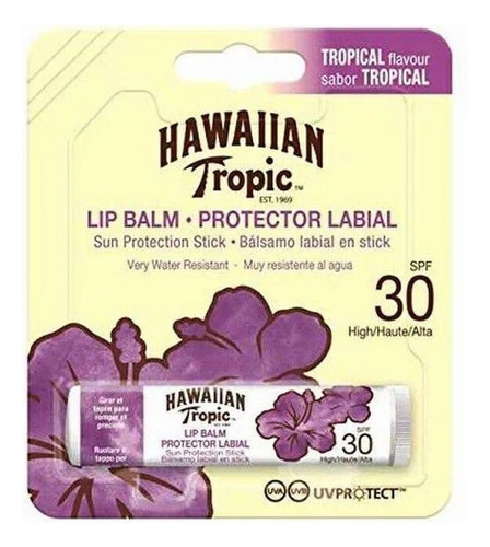 Hawaiian Tropic Protector Solar Labial Fps 30 4 Grs