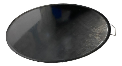 Comal Redondo 80cm Antiadherente Negro