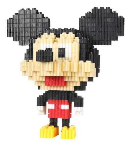 Mini Blocks Mickey Mouse Rompecabezas 3d Bloques Armables Cantidad De Piezas 630