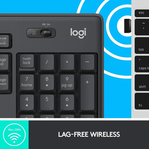Imagen 5 de 9 de Logitech Mk295 Combo Inalámbrico Silencioso Teclado Y Mouse