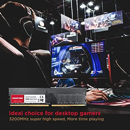 Ddr4 Ram Gigastone Desktop Ram 32 Gb (2 X 16 Gb) Ddr4 32 Gb