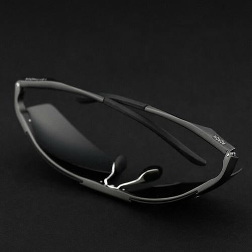Imagen 2 de 6 de Gafas De Sol Hombre Polarizadas Filtro Uv400 Aluminio