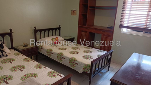 Apartamento En Venta En Los Mangos Valencia Mm Carabobo Amoblado, Equipado Pozo Y Planta