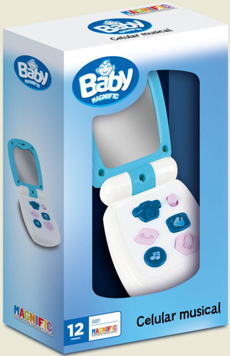 Celular Musical Con Luz Y Sonido Baby Magnific