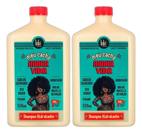 2 Minha Vida Meu Cacho Lola Cosmetics 500ml - Shampoo Orgin