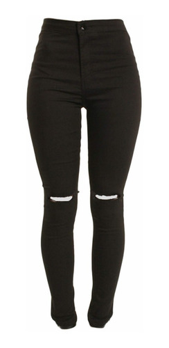 Imagen 6 de 6 de Pantalón Leggins Tipo Jeans Elástico Comodos Para Mujer