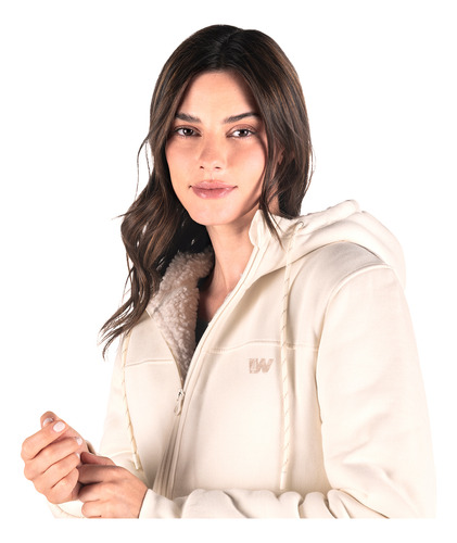 Poleron Mujer Weinbrenner Nero Crema