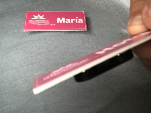 Imagen 8 de 8 de Identificador Pin Gafete Con Grabado Laser