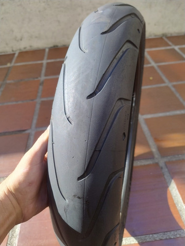 Pneu Moto Michelin 120/70-19 Scorcher 11, Meia Vida. (Usado)