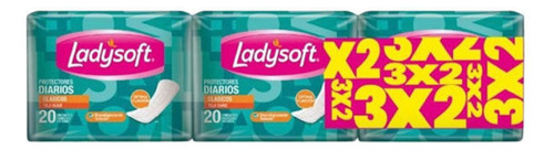 Protectores Diarios Ladysoft X 60 Unid