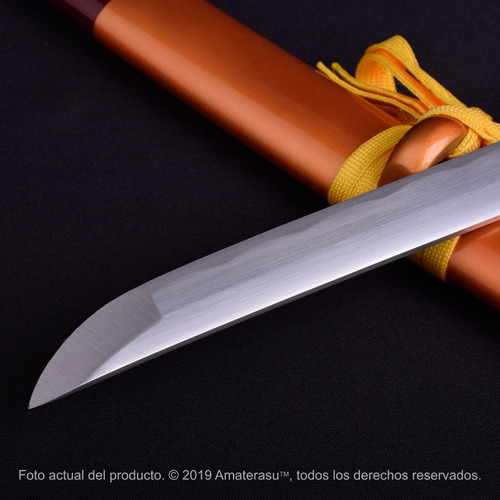 Imagen 9 de 10 de Katana Samurai Kensei 47 Ronin Trigo Acero 1045 Full Tang