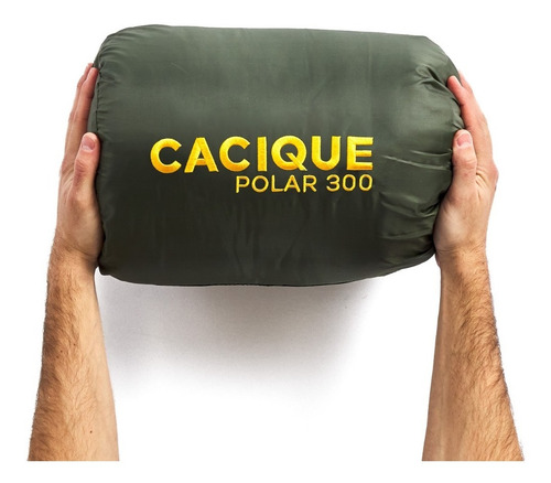 Imagen 5 de 8 de Bolsa De Dormir Cacique Polar 300 Poliester - Frío 0°c