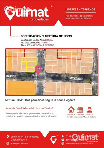 Imagen 4 de 13 de Plaza Esquina Charlone 26x17- Lideres En Terrenos - Guimat Propiedades