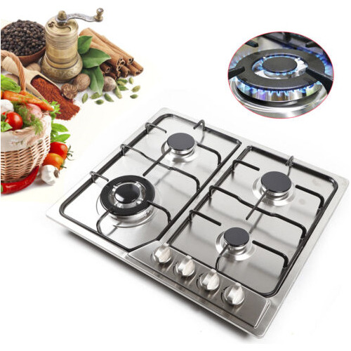 New 23  Stainless Steel Built-in 4 Burners Stoves Cookto Wss