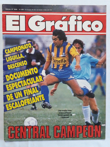 El Grafico 3526 - Rosario Central Campeon 86/87!!