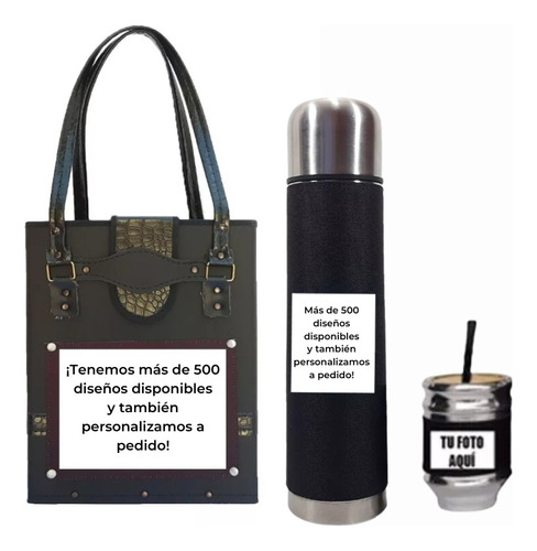 Bolso Termo Y Mate Personalizados. Kit Matero