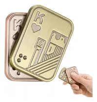 Comprar Juguetes Antiestres Fidget Toy Cubo Póquer Spinners Metalico
