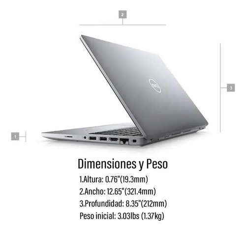 Dell Latitude 5420 Intel Core I5 1145g7 16g Ram 512g Win11 Gris (Reacondicionado)