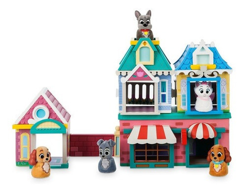 Disney Store Furrytale Set Marie La Dama Y El Vagabundo