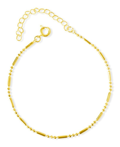 Pulsera Punto Y Coma Enchapada Oro 18k