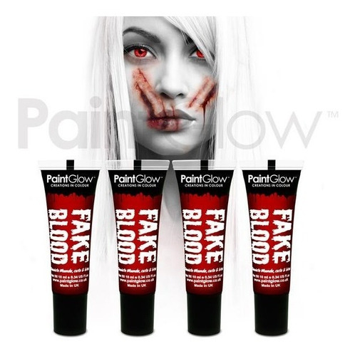 Caritas Pintadas - Halloween - Sangre Falsa - Maquillaje -uv
