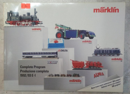 Catálogo Marklin Año 92/93 Z3039 Milouhobbies 