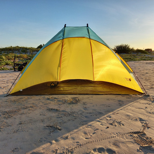 Carpa Playa Toldo Camping Portatil Casa Campaña Acampar Azul
