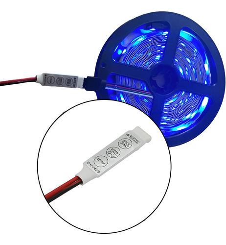 Driver Led Rgb De 4 Pines, Regulador De 3 Teclas Tira D...
