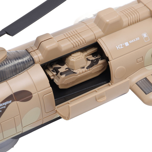 Helicóptero De Transporte Y Juguete De Sonido Para Niños Peq