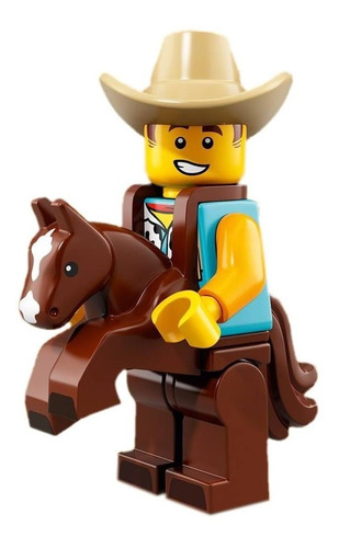 Lego Minifigura 15 Hombre Con Disfraz Vaquero 71021