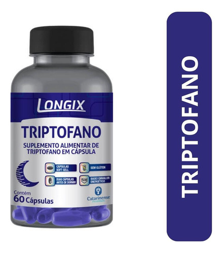 Suplemento Longix Triptofano - 60caps