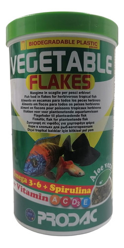 Prodac Alimento Vegetable Flakes 200g Acuario Peces Pecera