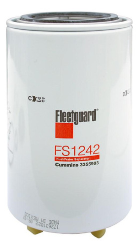 Filtro Separador De Combustible Fleetguard Fs1242