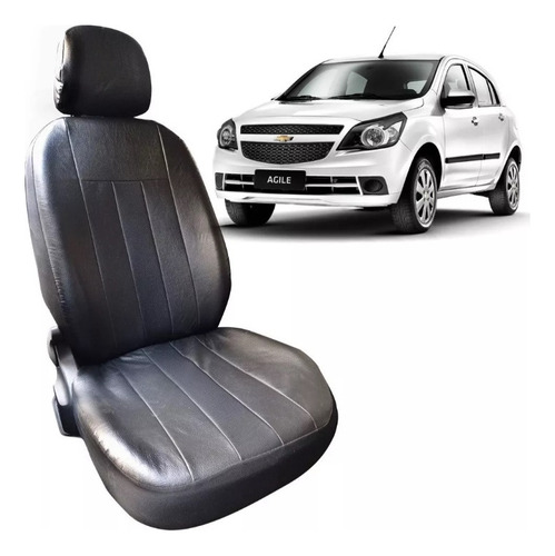 Funda Asiento Cuerina Acolchada Renault Sandero 12/14 Enter.