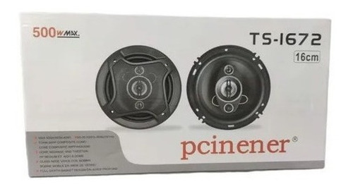 Parlantes Pcinener Ts-1672 16cm 500w